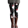 Women's Casual Fashion Outdoor Halloween Printed Slim Elastic Yoga Pants Cropped Pants