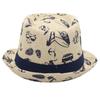 Hawaiian Beach Hat Short Brim Sun Hat Printed Sunscreen Breathable Straw Hat Vacation Sun Hat Men And Women