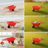 Toy Wheelbarrow for Children Outdoor Play with Spacious Tub and Long Handles