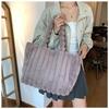 Large Plush Tanghulu Tote - Cute, Fashionable, Single-Shoulder Handbag for Autumn/Winter