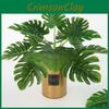 Greenery Wall Decor With Artificial Monstera Deliciosa Liebm Plants For Home Office Interior Design