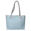 Coach [Excellent Condition] C0692 Willow Polished Pebble Leather X Signature Coated Canvas Tote Bag Mint blueUsed