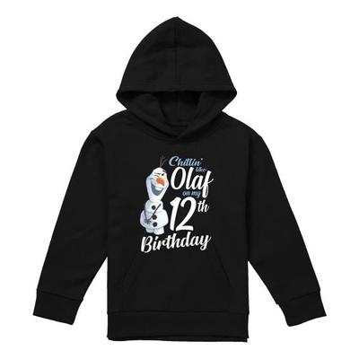 Childrens/Kids Chillin Like Olaf 12th Birthday Hoodie