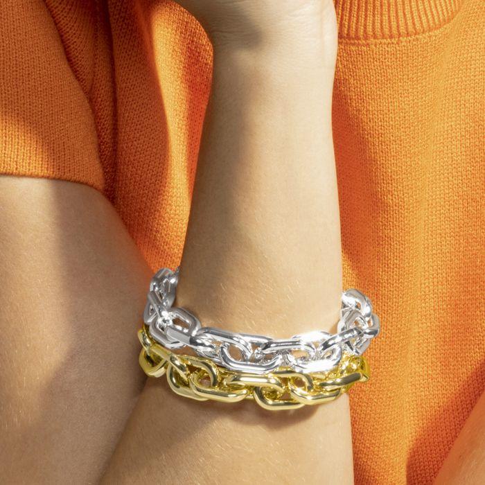 Bracelet - LUXENTER - Palmira - Finition argentée - Alliage métallique - Plaqué rhodium