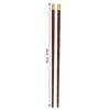 Household Handcraft Reusable Chopsticks Set Top Grade Gift Chopsticks Kitchen Tools(5 Pair Wenge