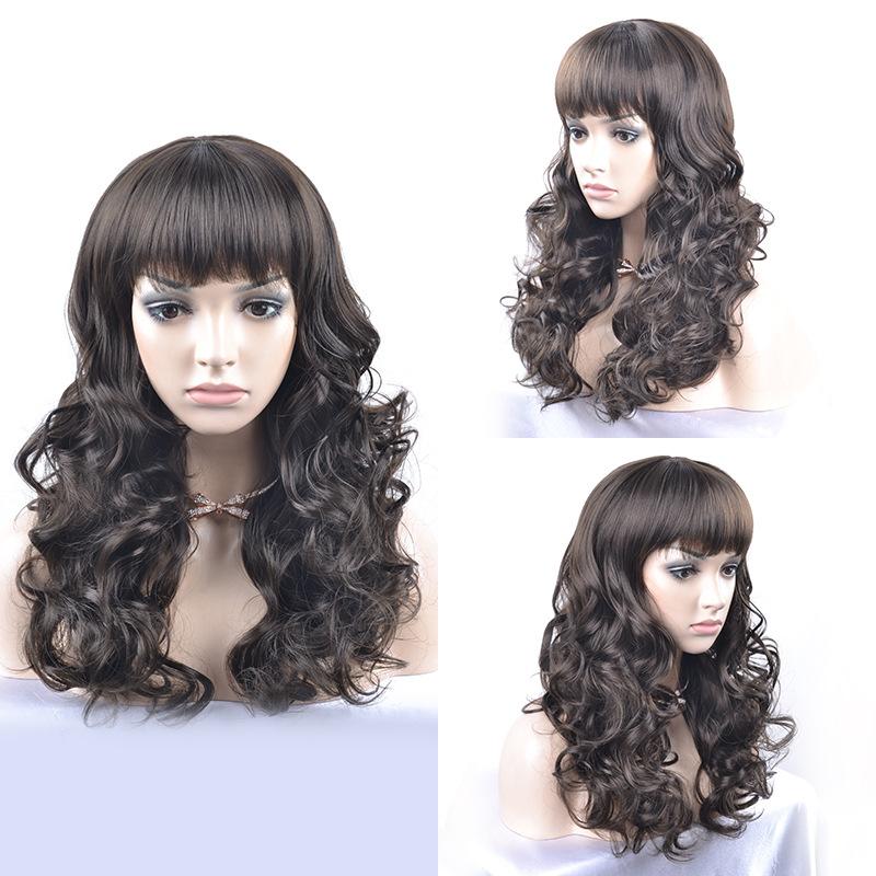 

Парик Лолита, Воздушные челки, Водный узор, Волнистые длинные вьющиеся волосы, Многоцветный парик с постепенным изменением цвета, Агент по найму