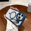 Transparent lens holder Magnetic mobile phone case for Apple 17PROMAX trend 16 Lens protection 12 personality 11