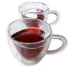 Heart-shaped Double-Layer Glass Mug Set