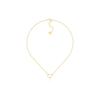 Dior CD Series Round Bead Resin Metal Necklace Women Necklace Gold N1390PTCRS-D301