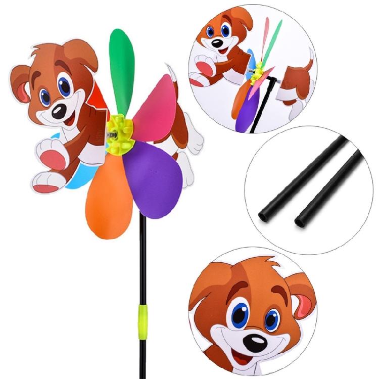 3D Animal Windmill for Kid Yard Lawn Decorations Garden Pinwheels Wind Spinners