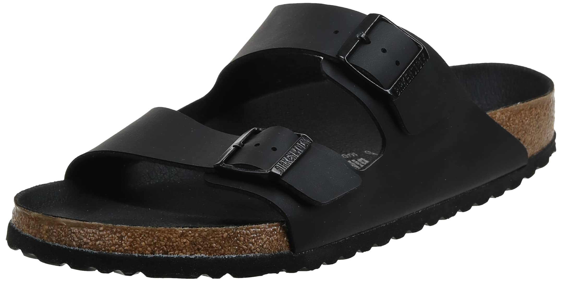 

Birkenstock Arizona Triples и сандалии размера 36, унисекс, мужские женские, черные, GC1019098, Birko-Flour, широкие, обычные, (23,0-23,5) чёрный