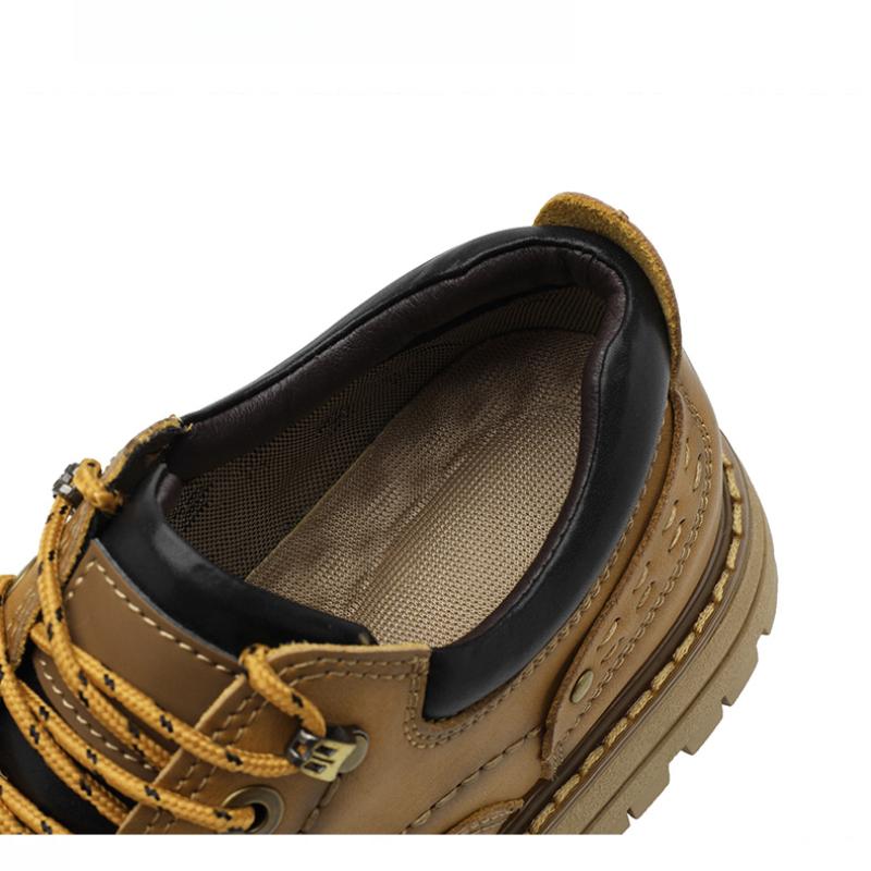 Klassische Herrenschuhe Lässiger Lederschuh Verdickte Rutschfeste Abriebfeste Sohlen Arbeitsschuhe
