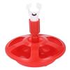 2 Set Automatic Chicken Waterer Multiple Compartments PP G3/4 Poultry Drinking Bowl for Chicks Ducks Geese Farm Supplies