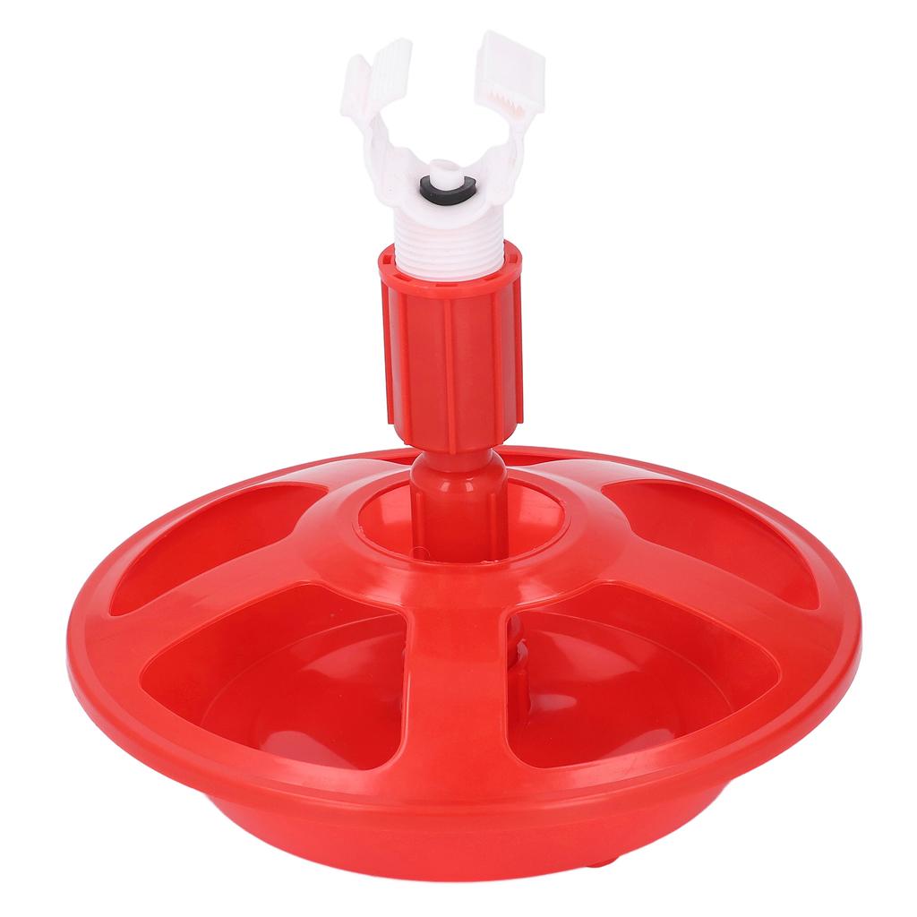 2 Set Automatic Chicken Waterer Multiple Compartments PP G3/4 Poultry Drinking Bowl for Chicks Ducks Geese Farm Supplies