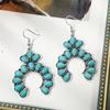 BLINGBAY 2023 Women's Earrings Retro Accessories Fashion Jewelry Accessories Ethnic Turquoise Earrings Bohemian Jewelry Gifts