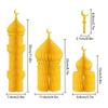 Ramadan Paper Art Desktop Decoration Castle Decoration 3D Honeycomb Castle Eid Al Fitr Party Stars Castle Party Products Gifts