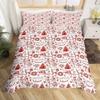 Christmas Elk Down Quilt Cover Set Bedding Set Quilt Cover Three-piece Set