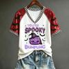 Women's Halloween Cute Printed Short Sleeve T-Shirt