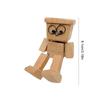 Shaking Wooden Man Figurine Handmade Car Ornaments Action Figure Little Nerdy Dolls Car Accessories Car Ornaments Creative Gifts