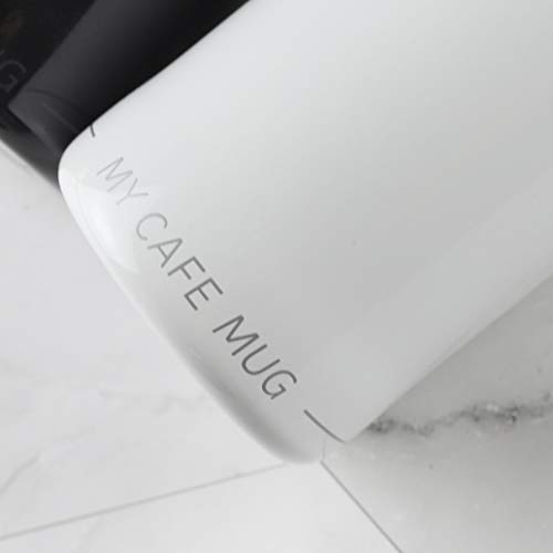 Pearl Metal My Cafe Compact Mug, White, 200ml, HB-4858