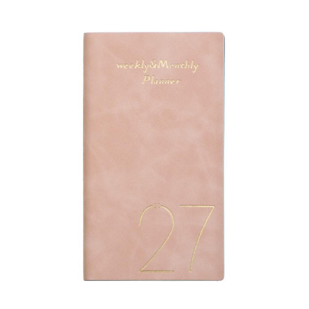 Wear-resistant 2027 Schedule Planner Notepad A6 Office Work Planner Diary Writing Pads  Business