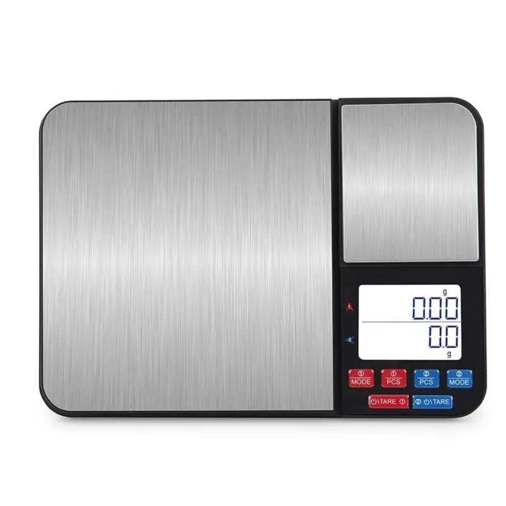 

5kg/0.1g-500g/0.01g Digital Kitchen Scale Dual Platform Jewelry Scale Food Scale Electronic Scale 5KG/0.1g/500g/0.01g