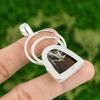 Daughters Day Deal 925 Sterling Silver Natural Coconut Jasper Pendant Jewelry