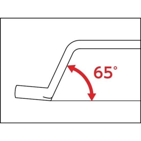 Top Industry Glasses Wrench for Shear Bolt Shear Wrench Width across flats 32mm Offset Lightweight with Shino Tsubame Sanjo Made in Japan (TOP) 65°