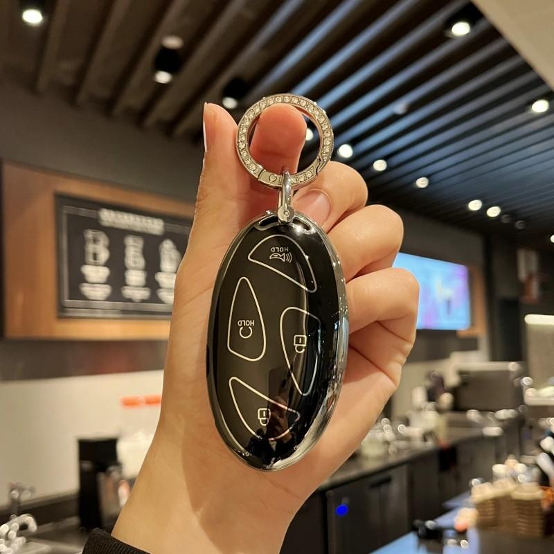 Fashion Tpu 7 Buttons Car Key Case Cover Shell For Hyundai Ioniq 6 New Grand Prix Gn7 Kona Protector Fob Holder Accessories