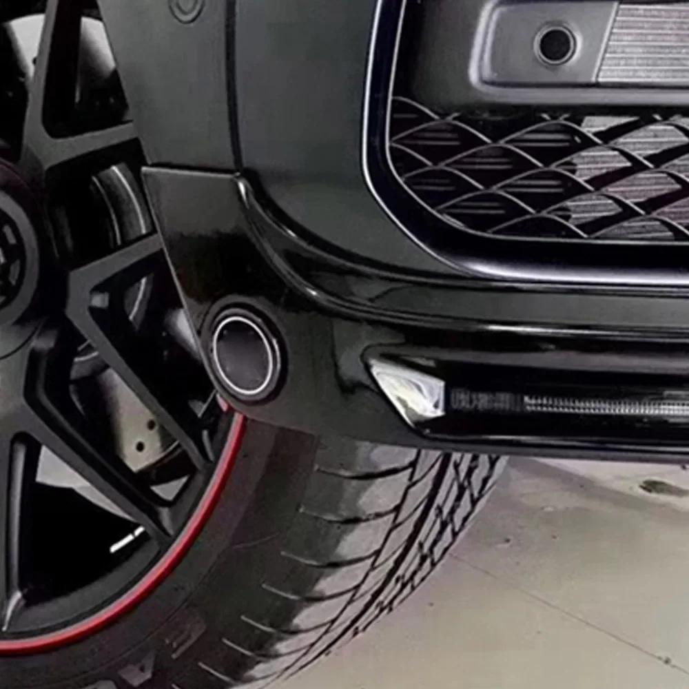 1pcs Blue LED Side Light Front Lip Light 51mm Trunk Badge For Brabus Mercedes Rocket G800 W464 G63 G65 W463 Brabus Rear Light