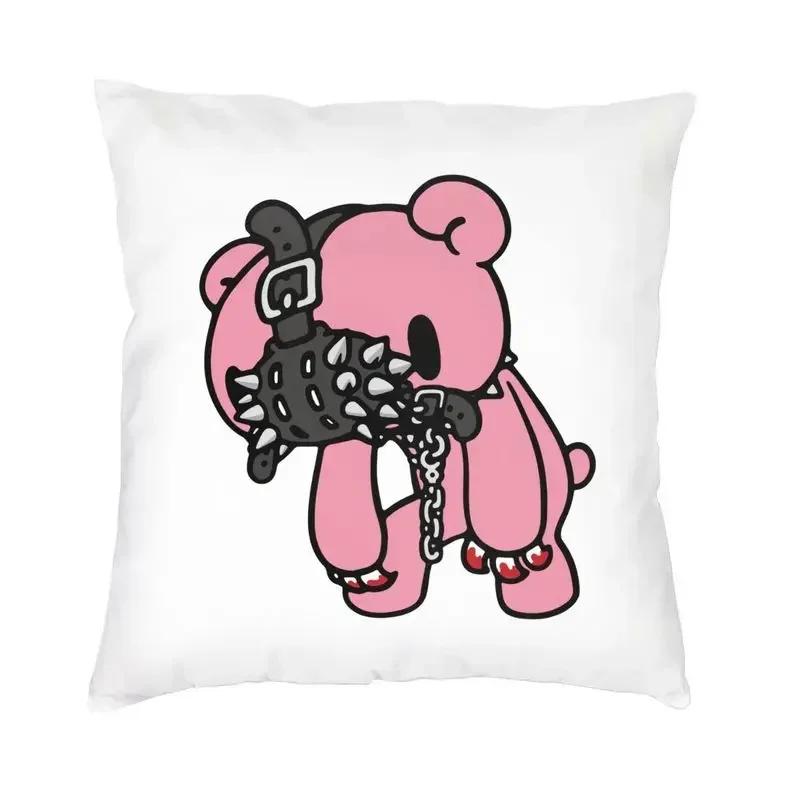 Cartoon Gloomy Bear Square Throw Pillow Cover Decoration D Two Side Printing Cushion Cover for Living Room