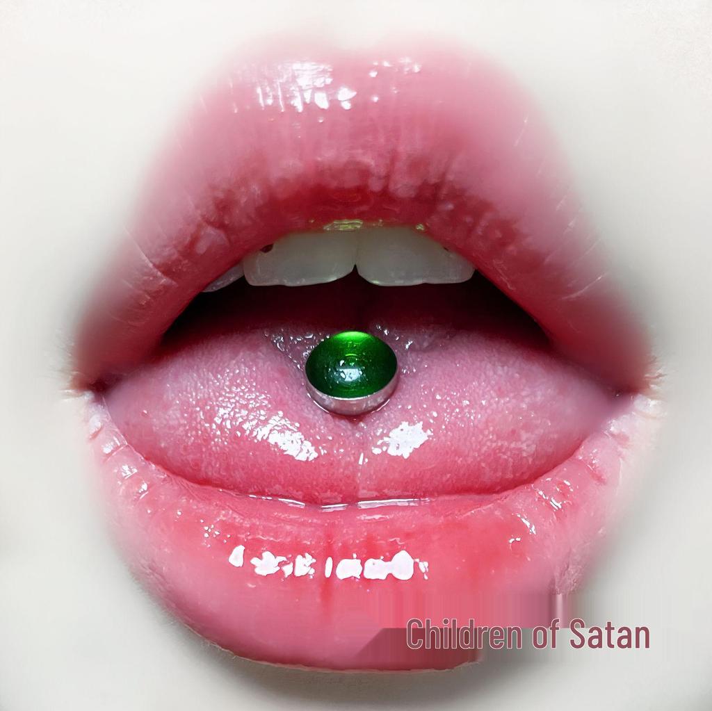 Titanium Steel Tongue Ring - Pure Desire Piercing Jewelry