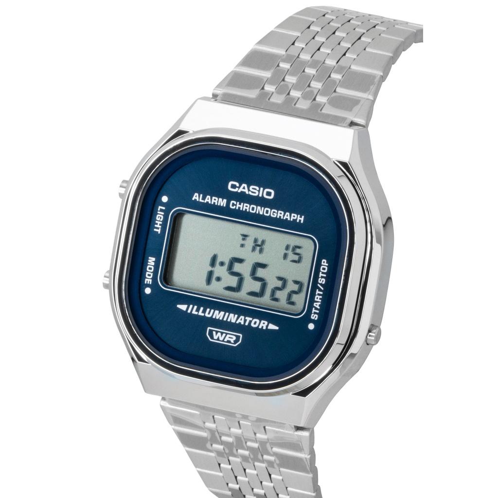 Casio Digital Stainless Steel Quartz A140WE-2A Unisex Watch