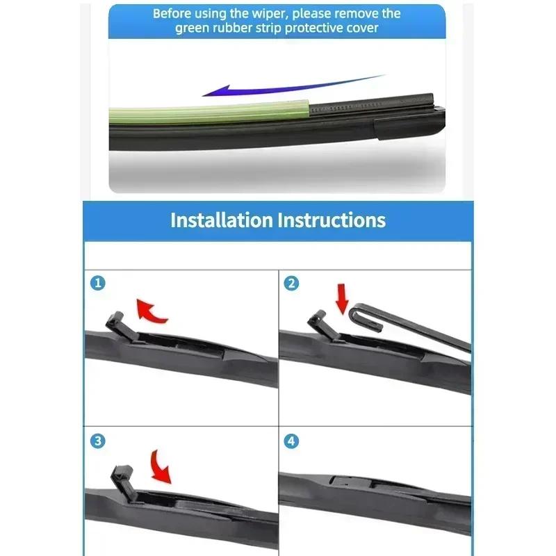 For Toyota Corolla Fielder E160 2013 - 2019 Hybrid Wagon 2018 2017 2016 2015 2014 Car Front Wiper Blades Windshield Windscreen