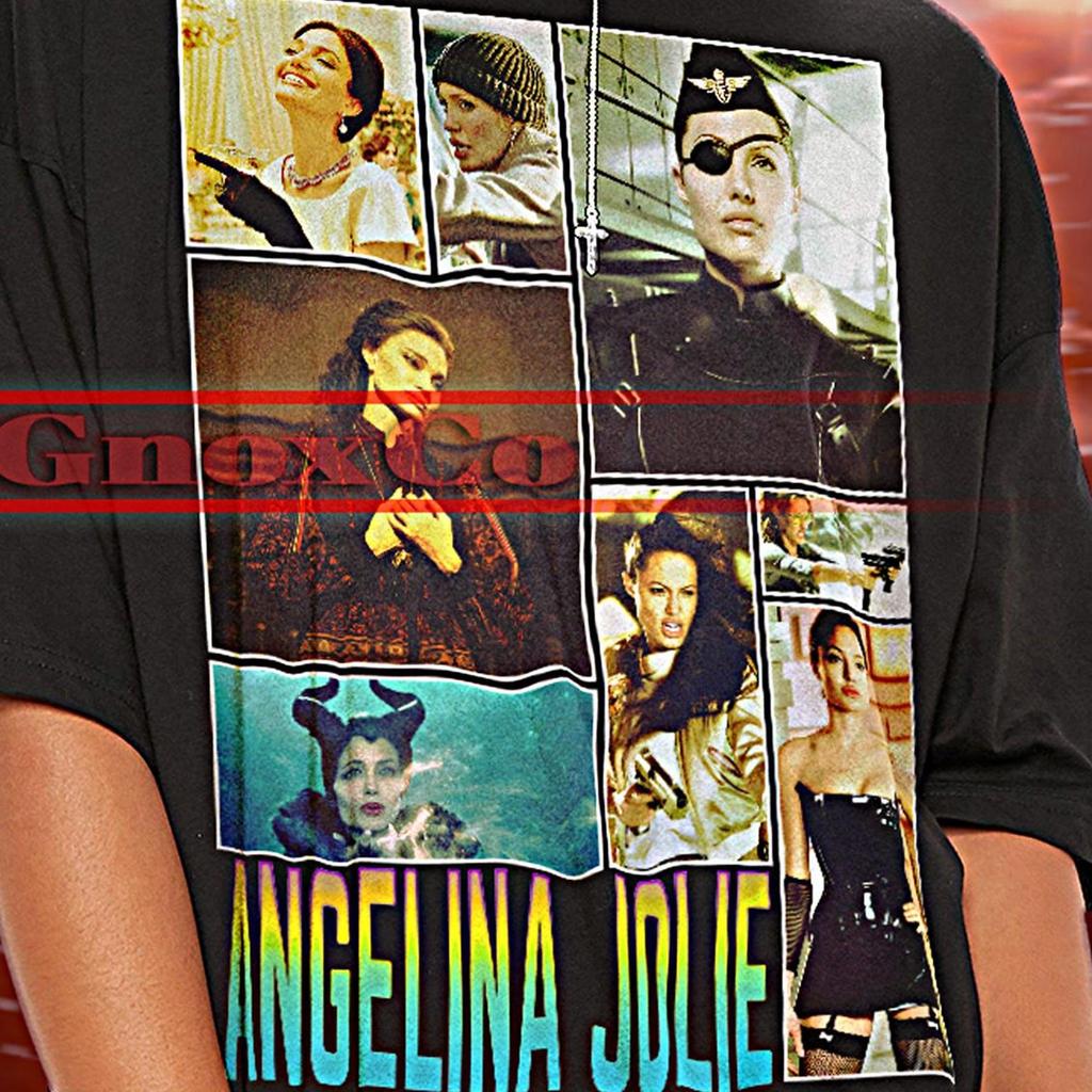 ANGELINA JOLIE Shirt, Angelina Jolie Vintage Tshirt, Angelina Jolie Tees, Angelina Jolie Retro 90s Sweater, Angelina Jolie Merch Gift #saf