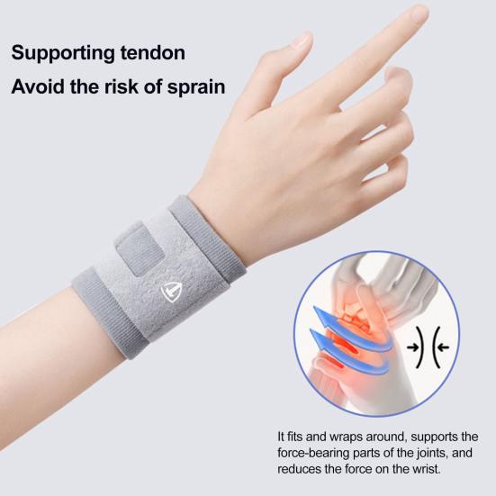 Compression Wrist Brace for Men Women Adjustable Wrist Wrap for Carpal Tunnel Pain Relief Elastic Wrist Support for Weightlifting Working Out