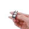 5Pcs Stainless Steel Clasp Crimp Jaw Hook Watch Band Clasp for Leather Silicone Bracelet Jewelry Making DIY Connect Lace Buckle