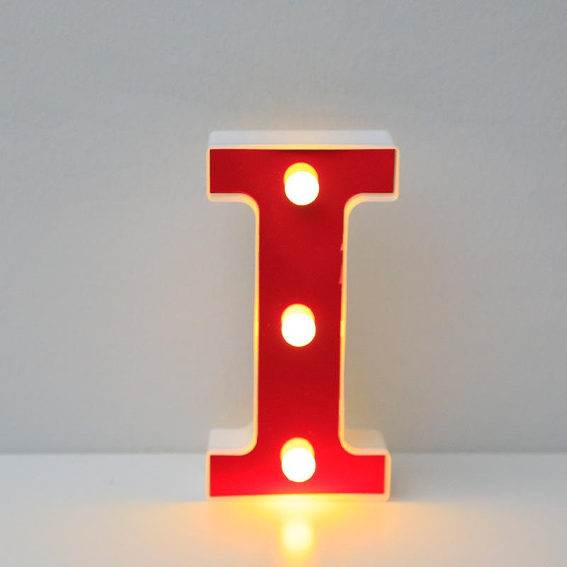 Red LED Letter Light for Parties and Proposals