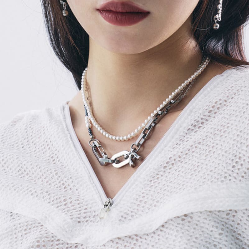 SENTIMENTS NO.415 [SILVER] NECKLACE