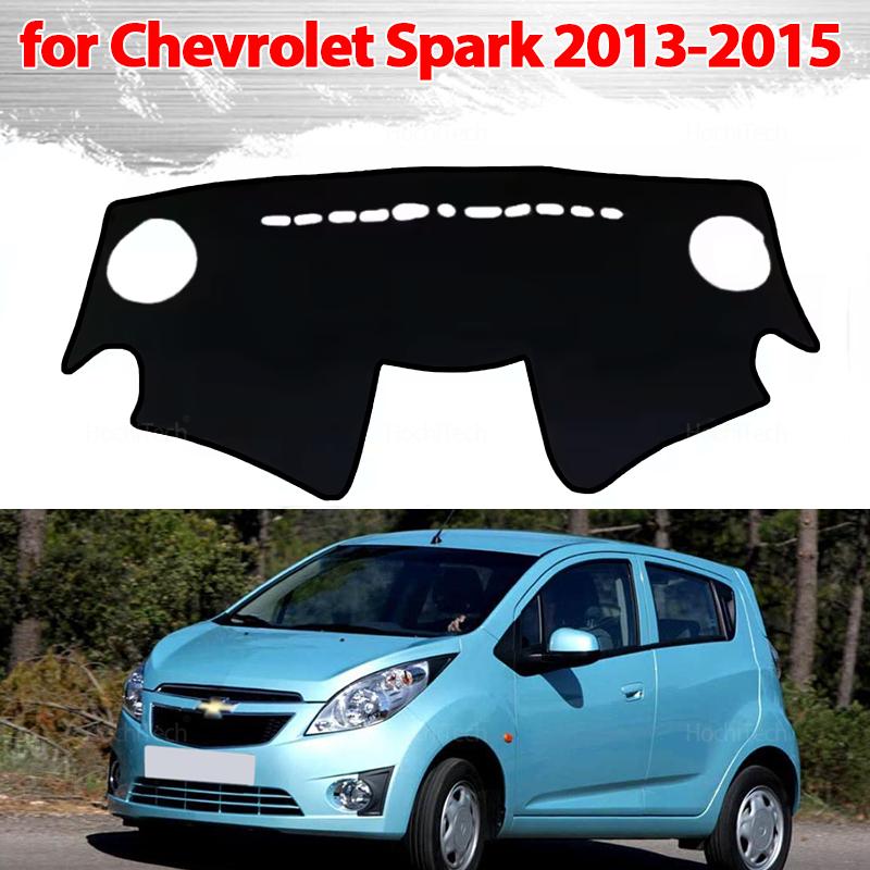 For Chevrolet Spark 2013 2014 2015 Car Dashboard Cover Mat Sun Shade Non-slip Pad Carpet Protector Accessories