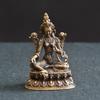 Kleine Kupferstatuen Tantrische Statuen Buddha-Statue Buddhismus Buddhistische Figur Figur Desktop-Dekoration