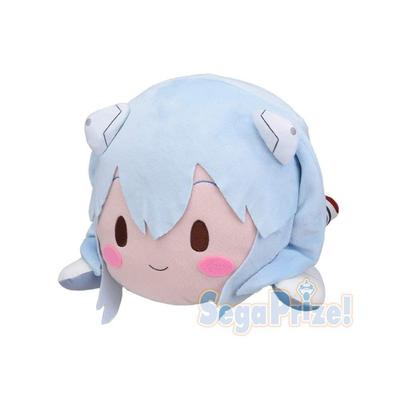 Sega Evangelion Series Mega Jumbo Lying Down Plush Toy Ayanami Rei Plugsuit