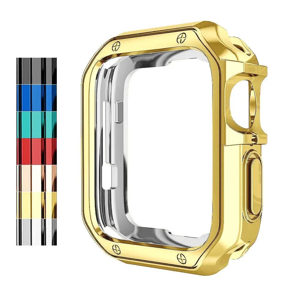 

TPU Case bumper Protector compatible for Apple Watch ultra 3 2 49MM 45mm/41mm 44mm/40mm 42mm/38mm iWatch Series11 10 9 8 6 5 4 3 ultra 3 2 1 49mm
