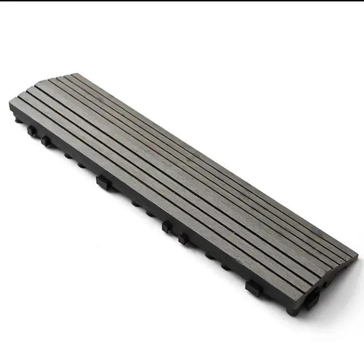 Außen-Holz-Kunststoff-Verbundstoff Terrassenbelag, Selbstverlegend & Korrosionsbeständig für Balkon- & Hofsanierung