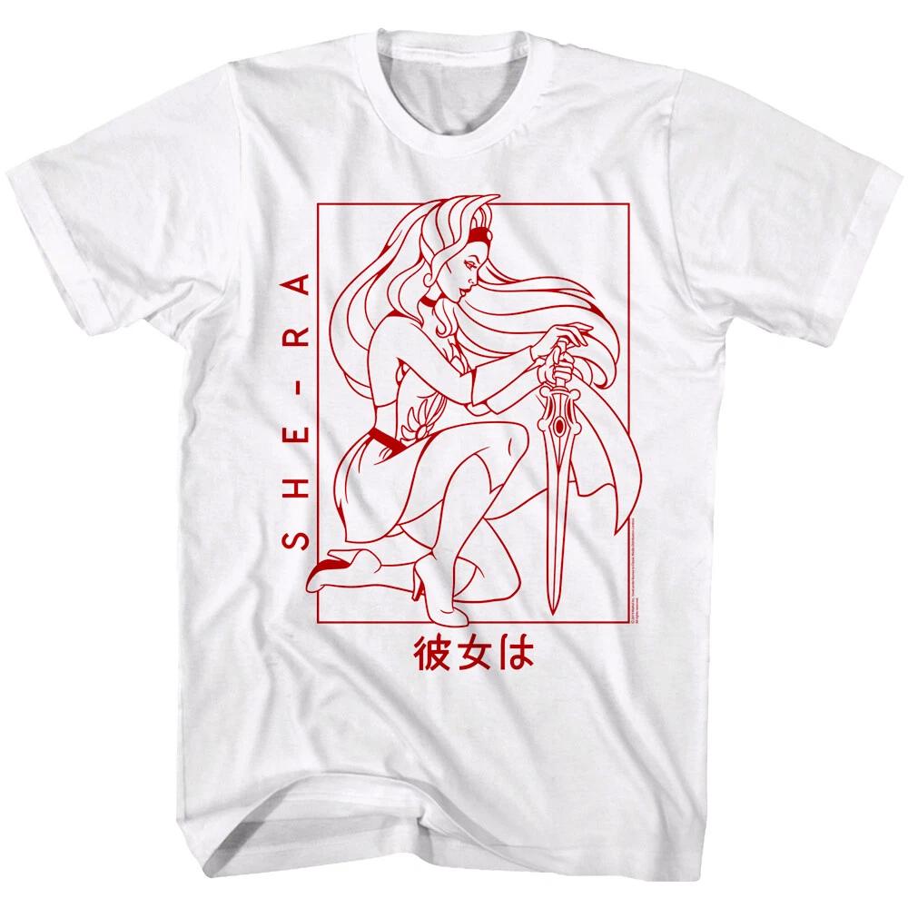 She-Ra Japanese Kanji-Ra Men s T Shirt Princess of Power Masters of the Universe 2XL