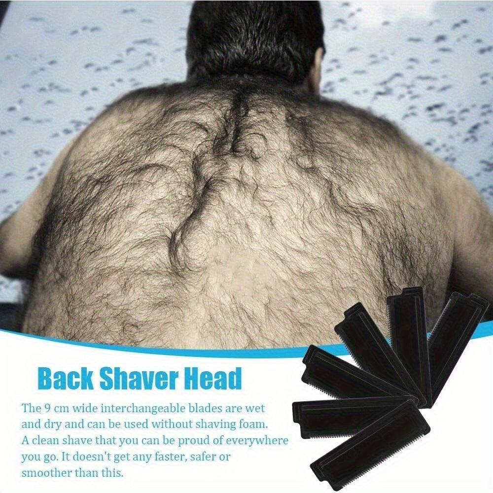 4/6pcs Back and Body Razor Replacement Refill, Replacement Blades for Back Razor, Replacement Blades Back Razor, Effective Back Shaving Practical