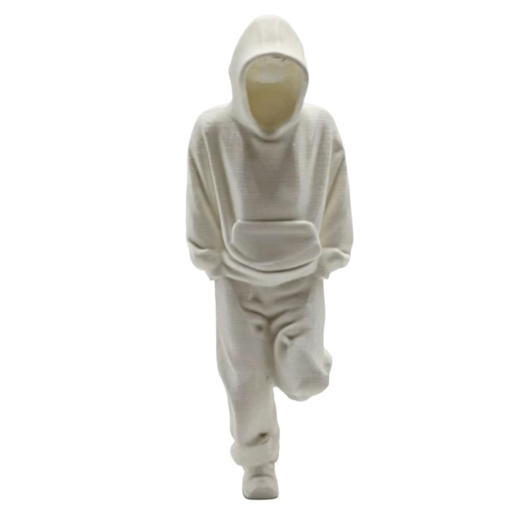 Забавная Безликая Фигурка Мыслителя 3D Печатная Скульптура Мыслителя Декор Интерьера