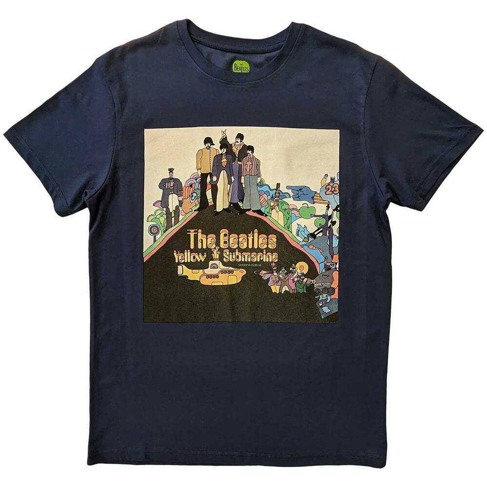 The Beatles - Yellow Submarine Album Cover - Denim Blue T-shirt Unisex T-Shirt XXXL