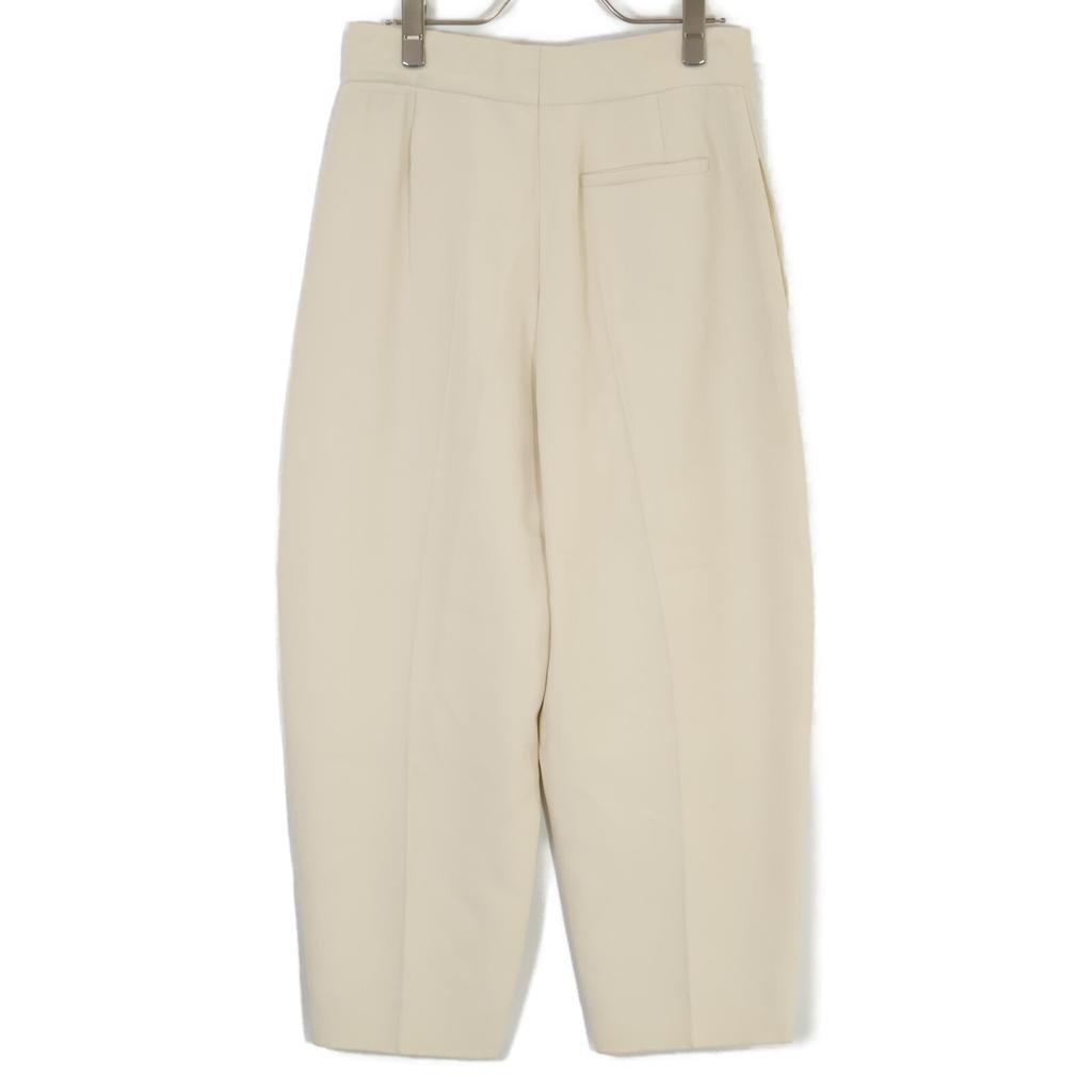 Chloe 14SPA21-14S132 Beige Acetate Light Crepe Pants Bottoms 34 beigeUsed