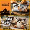 Halloween Cute Ghost Pillowcase Printed Polyester 45X45Cm Throw Pillowcover Decorative Sofa Cushion Pillowslip Home Decor